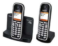 西門子S880無繩電話機(jī)套裝 黑白雙色經(jīng)典，高效辦公首選